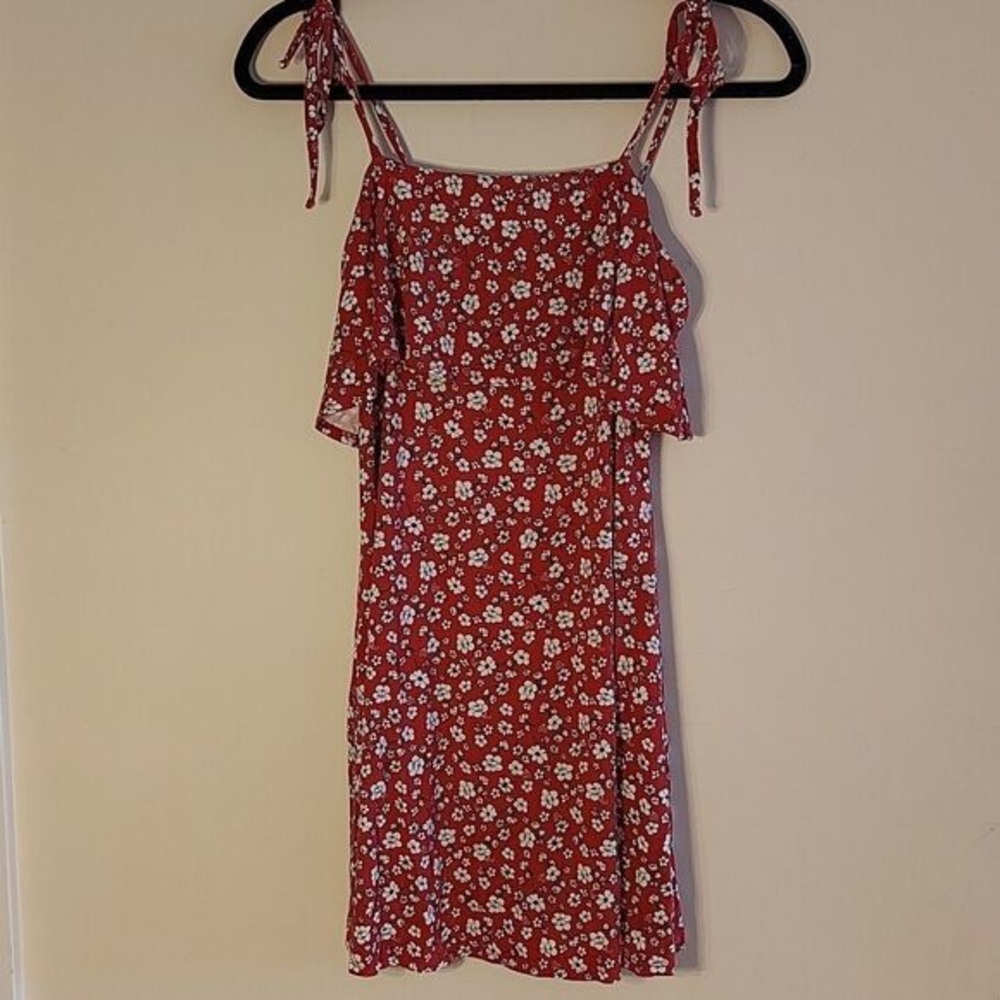 Forever21 Floral 90s Style Rayon Dress